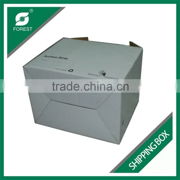 CUSTOMIZED MADE SHIPPING BOX FOR ARCHIVES 3 PLYS CARTON SHIPPING BOX WITH HANDLE photo-2