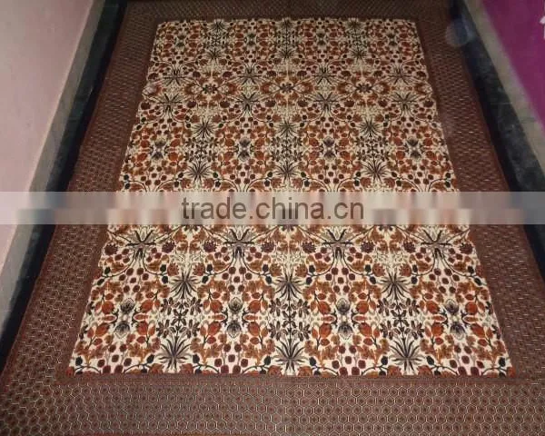 New Flowers Printed Hand Block Tapestry photo-3