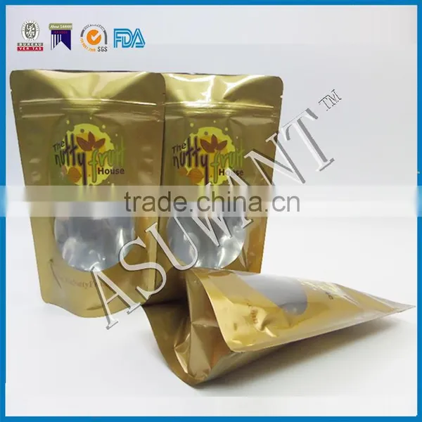 Custom Printed Heat Seal Food Safe Block Bottom Food Packing Plastic Zip Lock Bag photo-2