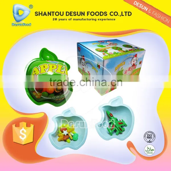 Apple Shape Kiddy Candy With Suprise Toy