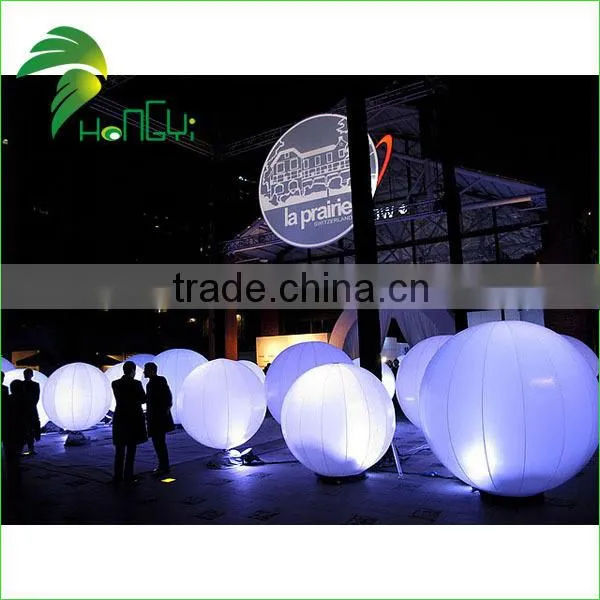 Wonderful PVC0.18 Magic Lighting Up Inflatable LED Moon Globe Balloon From Hongyi Toy photo-2