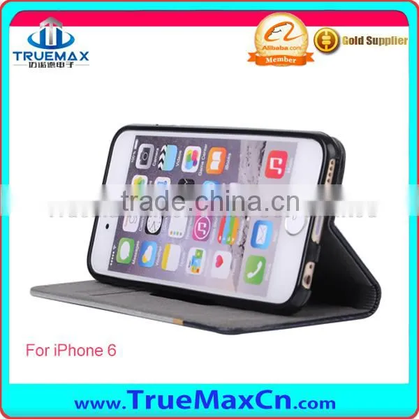 Premium Wallet&card Holder&stand Flip Cover for Iphone 6 6s Leather Phone Case photo-5