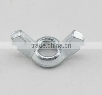 Blue White Zinc Wing Nut DIN315 photo-2