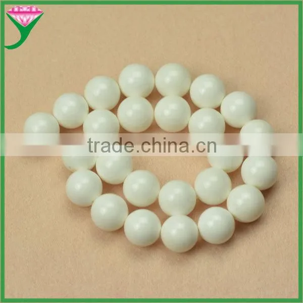 Loose Beads White Round Giant Natural Shells Giant Tridacna Clam photo-2