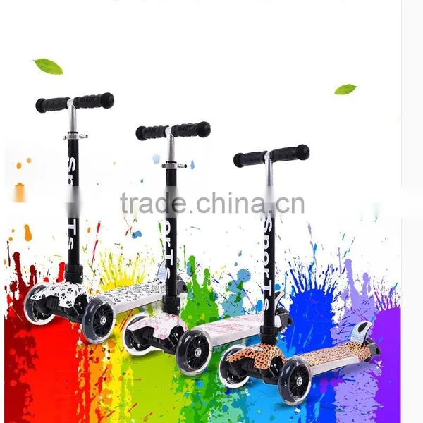 Mini Kid Trikke 3 Wheel Kids Driffer Stider Scooter photo-5