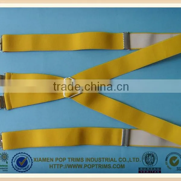 New Yellow Elastic Suspenders