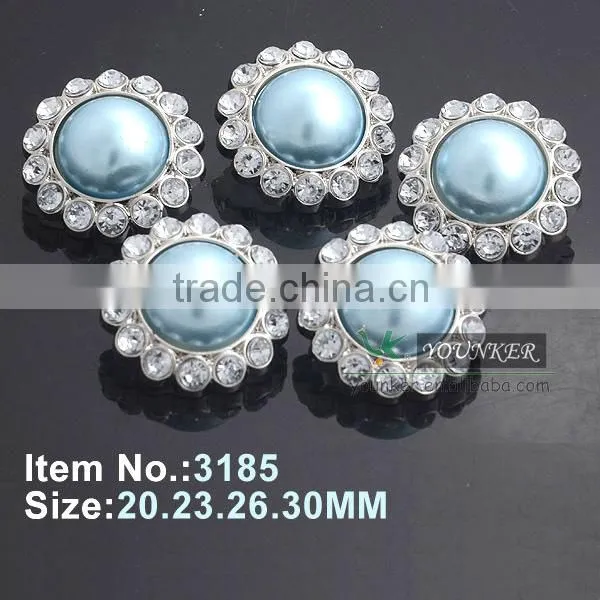 Hot Sale New Style Acrylic Rhinestone Button Flower Shape Sewing Silver Plating for Flower Center DIY Crafts photo-5
