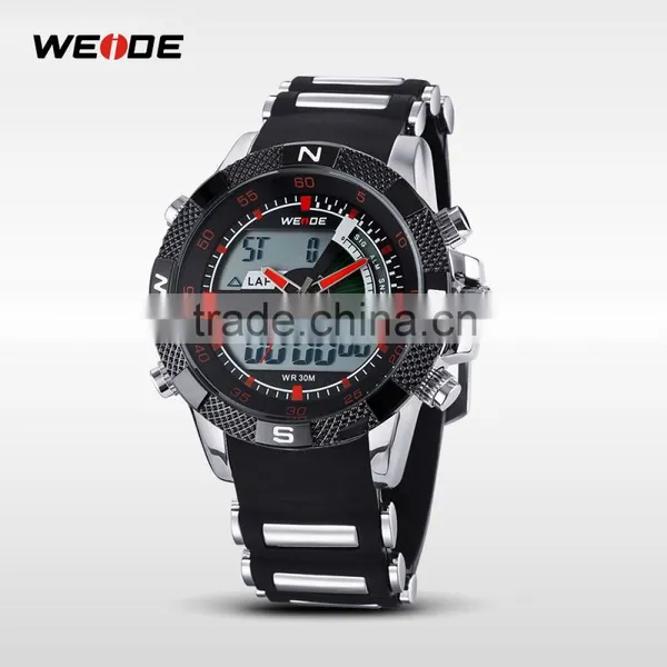 European Style LCD Men Sport Watch With Free Beautiful Gift Box 2015 Weide Watch WH1104 photo-2