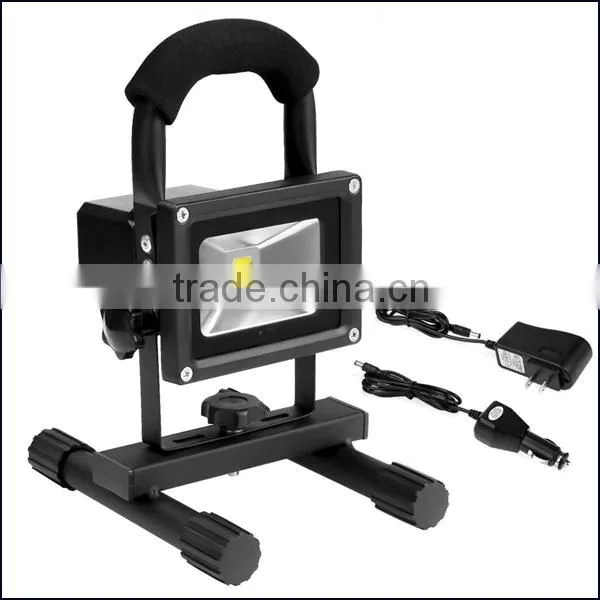 10W Rechargeable Portable LED Flood Light for Camping Travelling Task Work