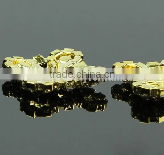 Fashional Shank Golden Rhinestone Button for Apparel RNK182J photo-3