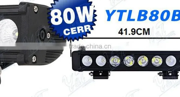 Combo Beam 80W Offroad Led Lamp Bar SUV Consumbles With Adjustable Mounting Brackets for JEEP photo-6