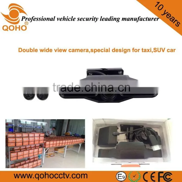 Night Vision 130 Degree Dual Wide Angle Car Camera 700tvl For Car / Taxi / SUV photo-5