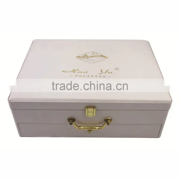 Elegant Double Level Jewellery Safe Box With Two Lock photo-3