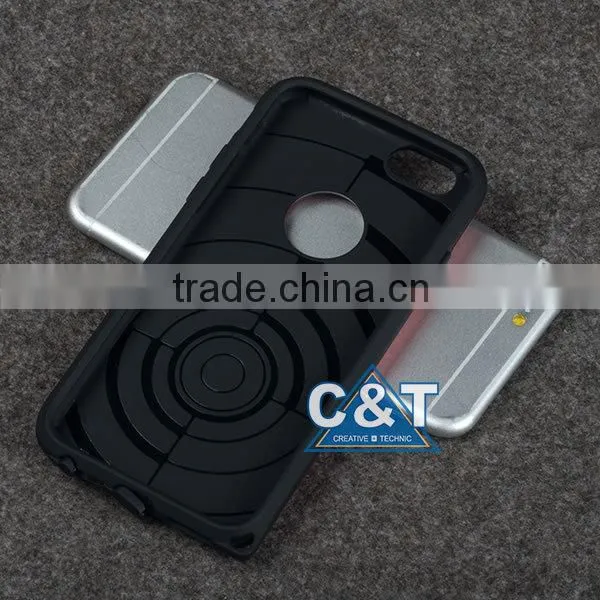 C&T Royal Gold Double Layer Heavy Duty Protective Armor Case for Apple IPhone 6/6S photo-5