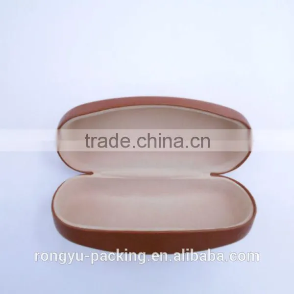Hard Shell Iron Reading PU Leather Glasses Case photo-4