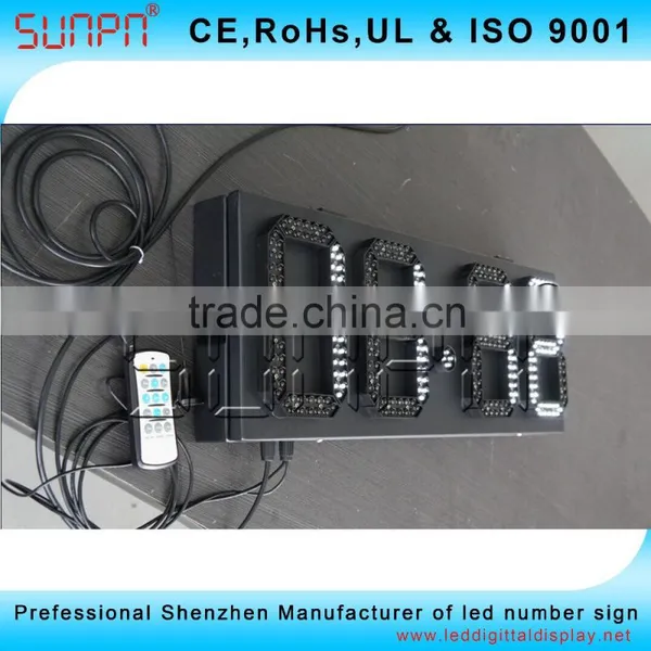 European Led Time and Temp Sign With GPS 8inch photo-5