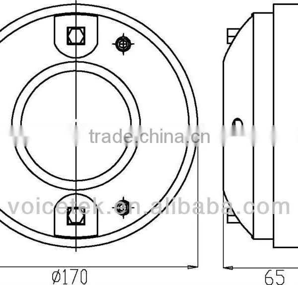 TSCT-7202 6.6 Inch Professional Subwoofer pa Speaker Pro Audio Passive Compression Driver photo-5