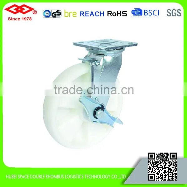 100mm-200mm Heavy Duty Nylon Casters With Welding Steel photo-4