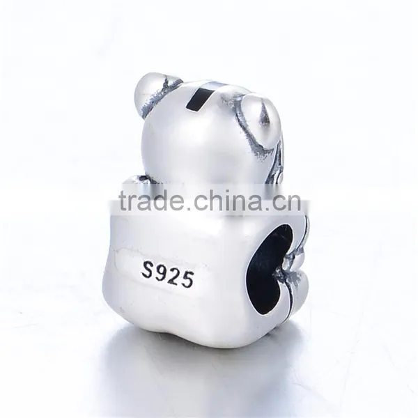 Diy Charms 925 Sterling Silver Baseball Charms Bracelet Beads photo-5