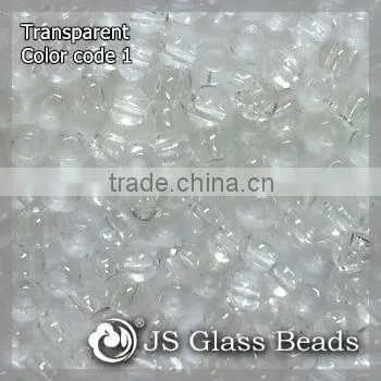 High Quality Fashion JS Glass Seed Beads - 1# 10/0 Transparent Rocailles Beads For Garment & Jewelry