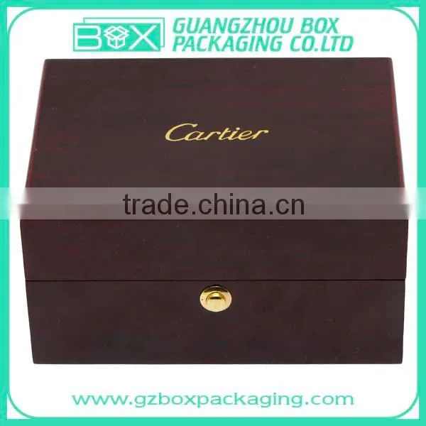 Watch Box for One Use,single Watch Wooden Box/Customize Wood Luxury Watch Box Packaging photo-3
