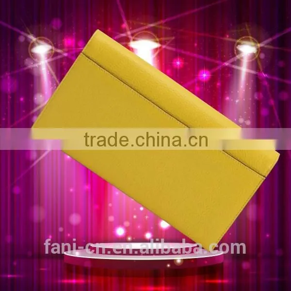 Guangzhou Fani Luxury Leather Clutch Purse Making Hard Ware Button for Women photo-2
