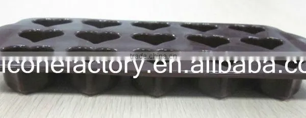 15 Holes Silicone Coffee Color Chocolate Mould, FDA & LFGB Silicone Fondant Mould photo-2