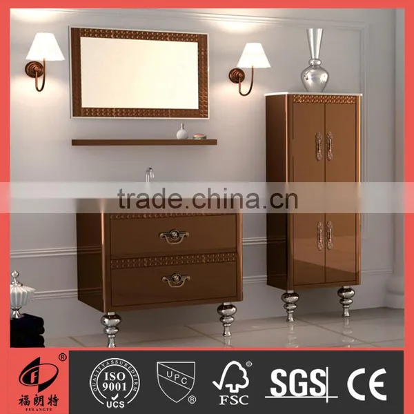 Stainless Steel Modern Bathroom Vanity T-6602-1