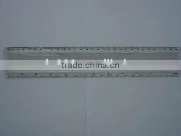 Custom 30cm Straight Clear Plastic Ruler photo-2