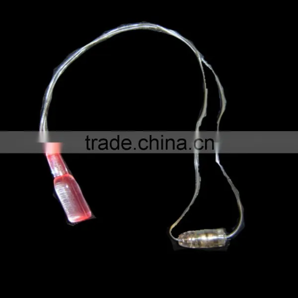 Flashing Necklace With Bottle Pendant