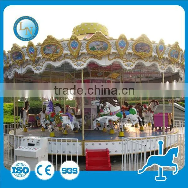 Theme Park Fairground Rides! China Manufacturing Amusement Rides Merry go Round Carousel Horse for Sale photo-4