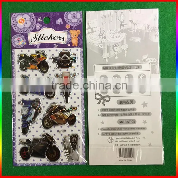 Embossed PVC Stickers Motorcycle Stickers photo-3