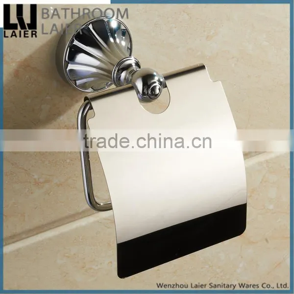 11133 Modern Kitchen Design China Goods Wholesale Chrome Plated Bathroom Accessory Set Toilet Paper Holder photo-2