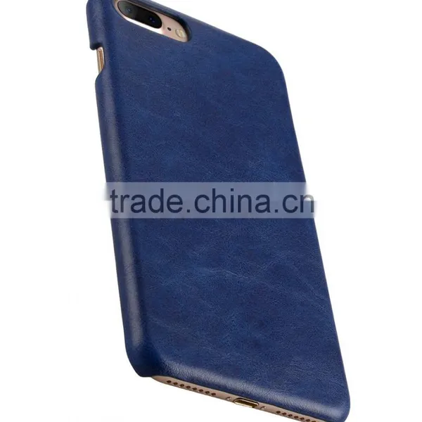 New Mini Smooth Snap Cover Blue PU Leather Case for Apple IPhone 7 Plus(5.5") photo-2