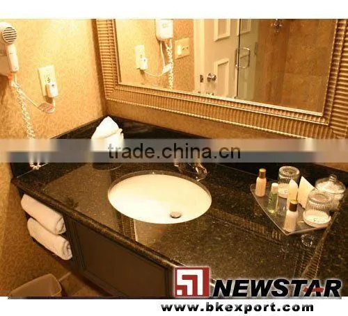Bathroom Vanity,ceramic Sink With Granite Vanity Top for Hotel Bathroom
