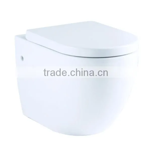 European Popular Design Ceramic Wall Hung Toilet photo-3