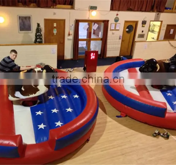 Bucking Bronco Inflatable Rodeo Bull for Adults,Wipeout Games Mechanical Bull for Adults photo-3