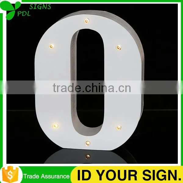 Wooden Marquee Arablic Number With Led Lighting0-9 photo-6