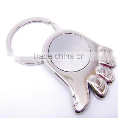Custom Metal Blank Logo Keyrings photo-4