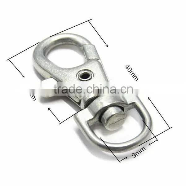 Nickle Plated Lobster Claw Swivel Clasps For Key Ring photo-3