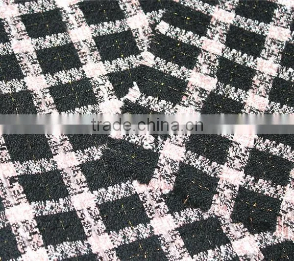 2016 Nice 100% Wool Tweed Fabric, Tweed Weave Woolen Fabric for Overcoat photo-3