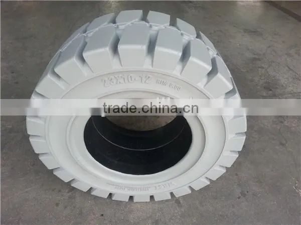 Solid Forklift White Tire 7.00x12 Wheel Made in China photo-3