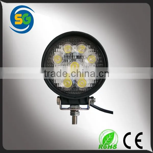 12v 24v Offroad Heavy Duty 27w Automotive Car Led Truck Tractor Work Light
