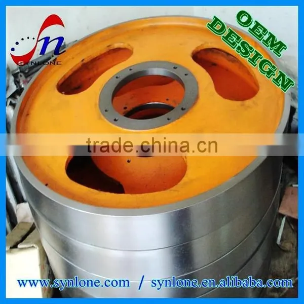 Spray Painted Casting Cart Drive Wheel photo-3