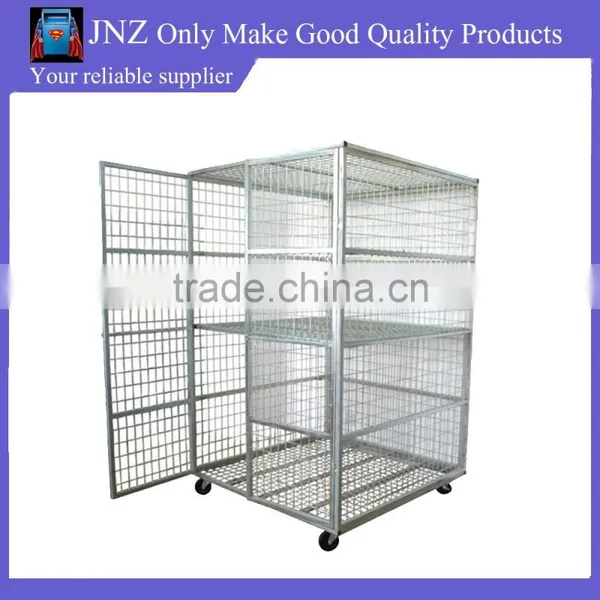 Metal Rolling Folding Wire Metal Shopping Cart