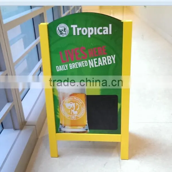 Wooden a Frame Chalk Board Sign Folding Sandwich Boards Signs photo-6