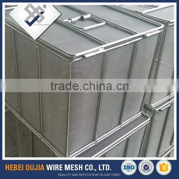 Galvanzied Vegetable Stainless Steel Wire Mesh Basket photo-2