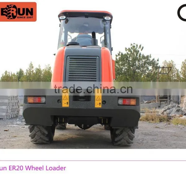 Qingdao Everun Brand New Farm Tractors,ER20 Mini Loader With Luxury Cabin For Sale photo-5