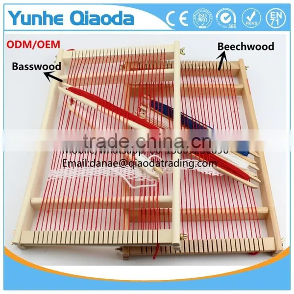 China Factory Customize ODM OEM Knitting Toy Wooden Weaving Loom