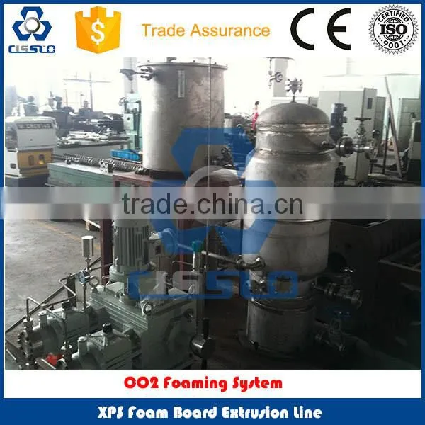 CO2 FOAMING FULLY AUTOMATICAL XPS FOAMED PANEL PRODUCTION LINE photo-5